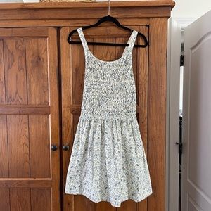 NWOT Free People petunia apron bib smocked mini dress size Large!
